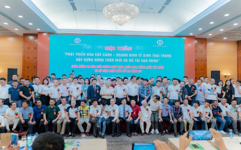 Nhà báo Vương Xuân Nguyên: Hoa cây cảnh ngành kinh tế sinh thái làm giàu cho Việt Nam